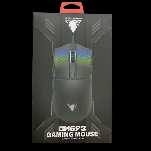 jedel gm693 7d rgb wired optical gaming mouse graybox