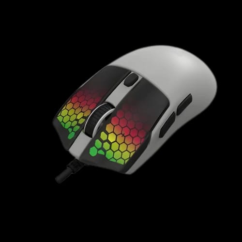 jedel gm693 7d rgb wired optical gaming mouse grayfront