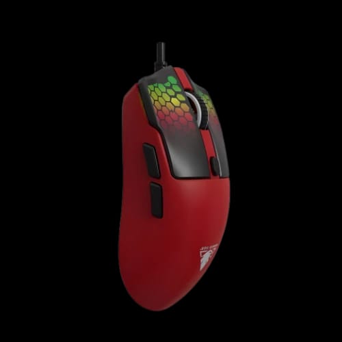 jedel gm693 7d rgb wired optical gaming mouse red left button