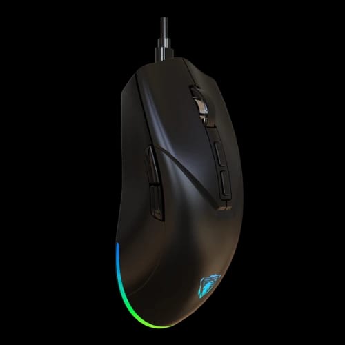 jedel gm700 rgb wired gaming mouse black side buttons