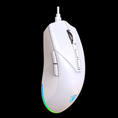 jedel gm700 rgb wired gaming mouse white side buttons
