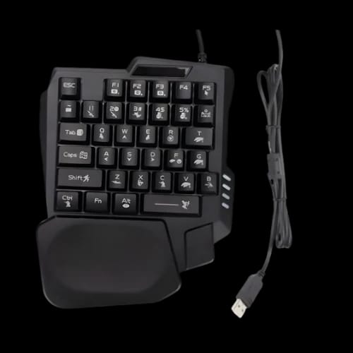 jedel k601 single hand rgb gaming keyboardwith wire