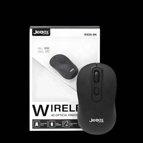 jedel w926 wireless mouse black with box