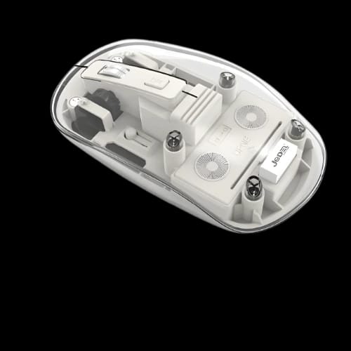 jedel wd131p wireless gaming mouse beige angle