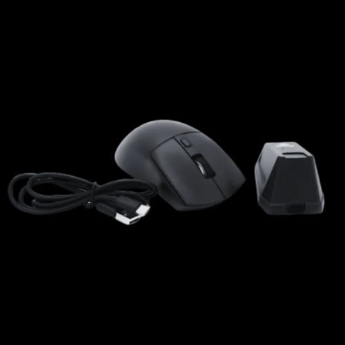 jedel wd139 lightweight wireless gaming mouse with rgb charging dockblack with wire
