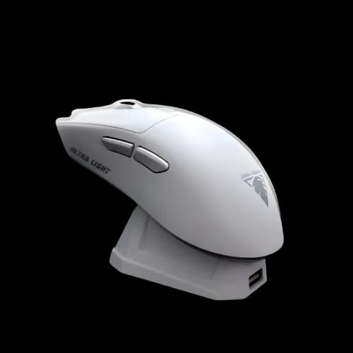 jedel wd139 lightweight wireless gaming mouse with rgb charging dockwhite back