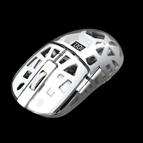 jedel wd154 duel mode transparent rechargeable mousefront