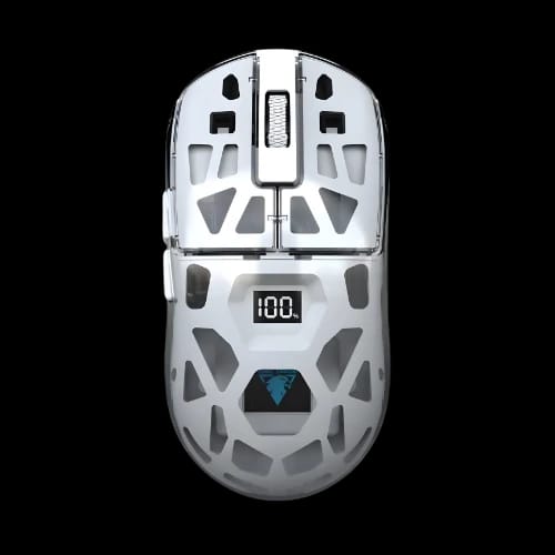 jedel wd154 duel mode transparent rechargeable mousemain