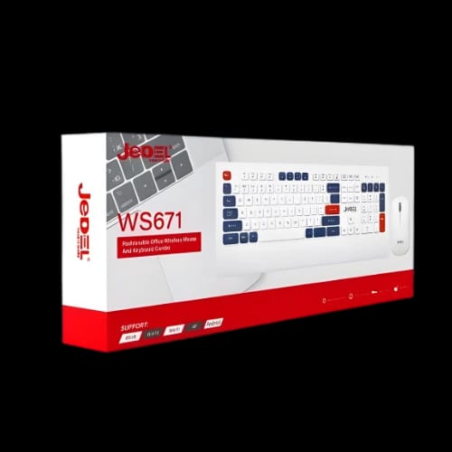jedel ws671 wireless keyboard mouse combobox