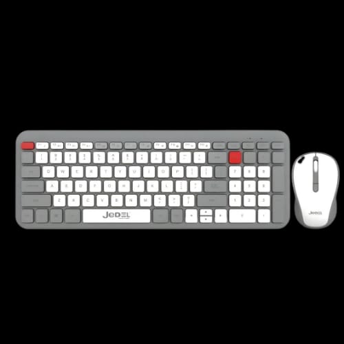 jedel ws739 dual mode wireless keyboard mouse combo graymain