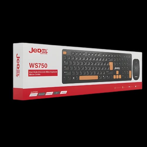 jedel ws750 dual mode wireless keyboard mouse combobox