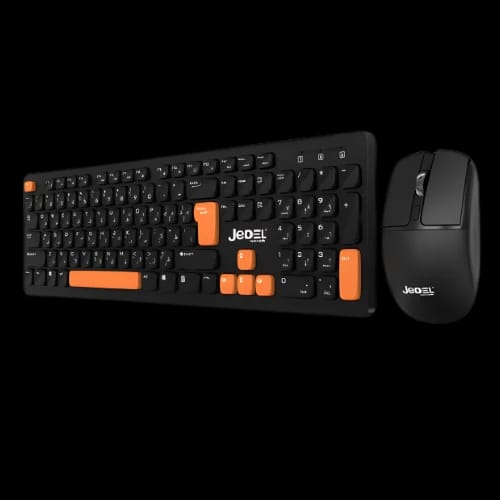 jedel ws750 dual mode wireless keyboard mouse comboright angle