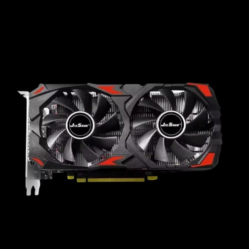 jieshou amd rx580 8g graphics card black