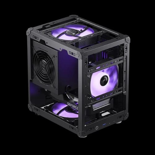 jonsbo c6 m atx casing black with rgb light