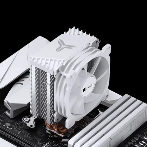 jonsbo cr 1400e argb version cpu air cooler white installed