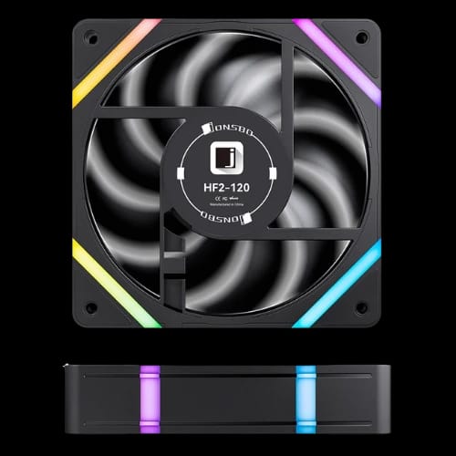 jonsbo hf2 120br pwm argb 120mm reverse blade casing fan black back side 1