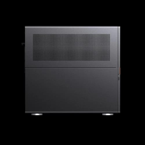 jonsbo n6 micro atx nas case black back site view