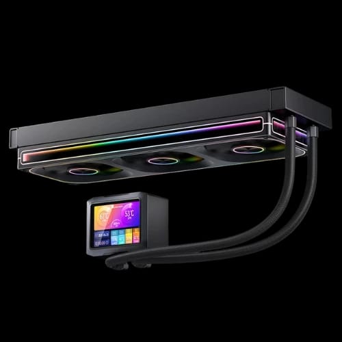 jonsbo tf3 360scb a lcd argb 360mm cpu cooler black side