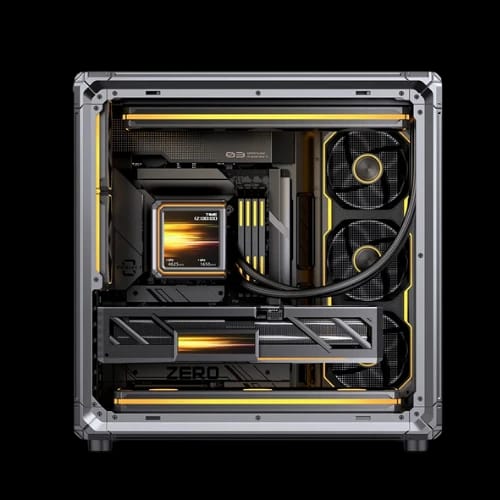 jonsbo x400 atx casing gray real view