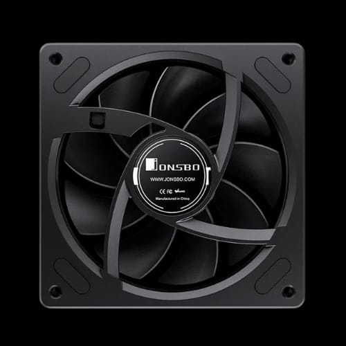 jonsbo za 120b pwm argb 120mm casing fan black back