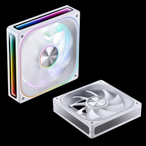 jonsbo za 120wr pwm argb 120mm reverse blade casing fan white main