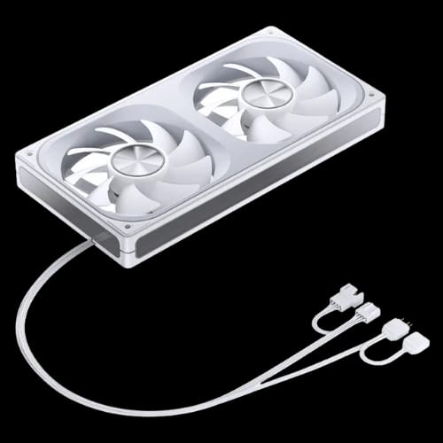 jonsbo za 240wr pwm argb 240mm reverse blade casing fan white with wire