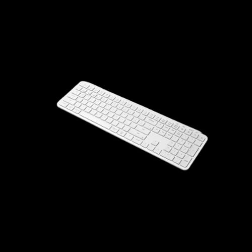 keychron b6 pro ultra slim wireless keyboard ivory white 3