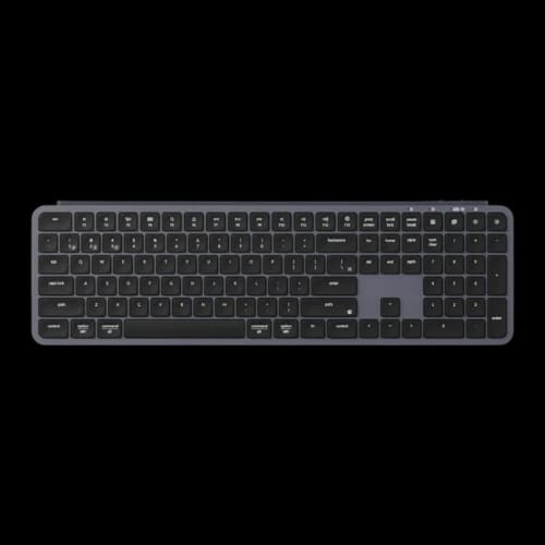 keychron b6 pro ultra slim wireless keyboard space gray 1