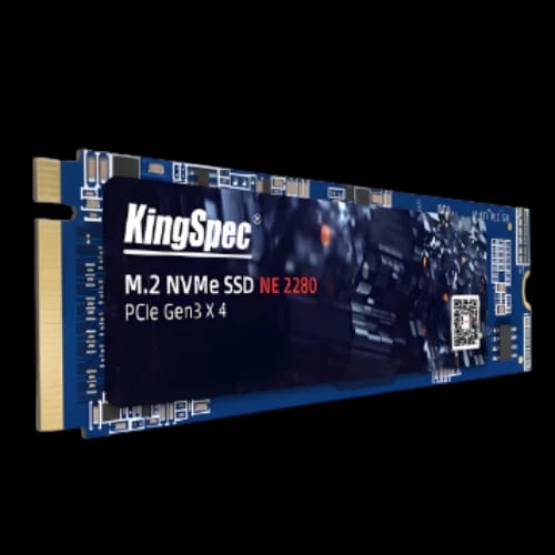 kingspec ne 512gb nvme m2 2280 pcie internal ssd angle