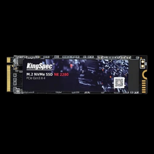 kingspec ne 512gb nvme m2 2280 pcie internal ssd front