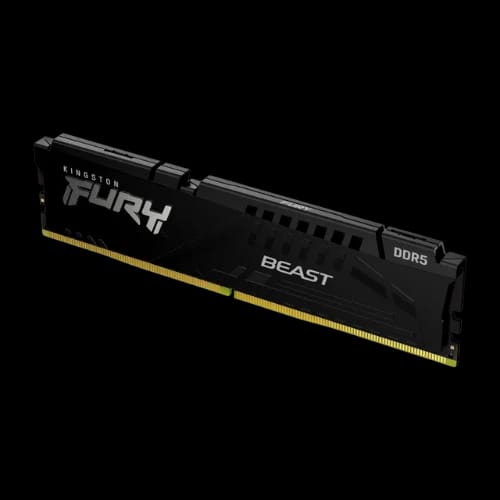 kingston fury beast 16gb 6000mhz cl30 ddr5 desktop ram tilted