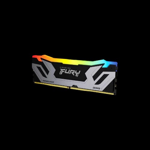 kingston fury renegade 16gb 6000mhz ddr5 rgb desktop ram angled