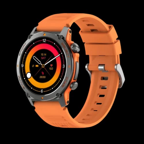 kumi gt3 fit smart watch orange main