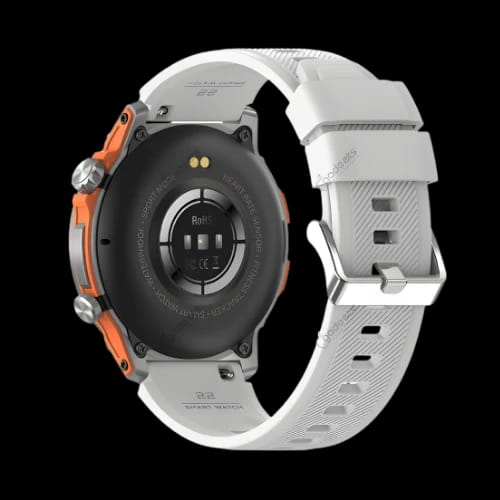kumi gt3 fit smart watch silver back