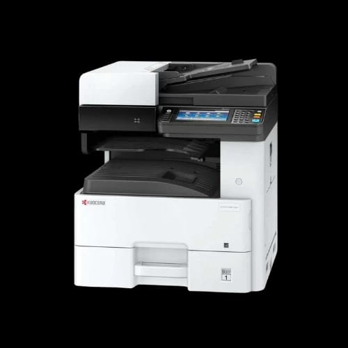 kyocera ecosys m4132idn mfp automatic black white photocopier