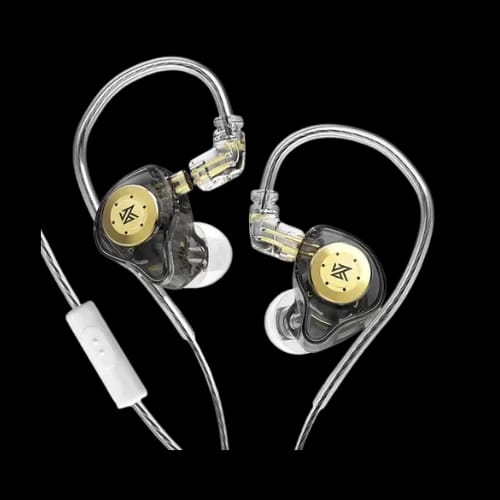 kz edx pro dual magnetic dynamic hi fi in ear earphone with mic