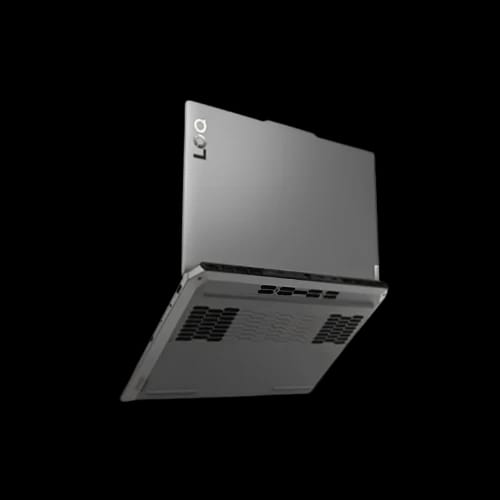 lenovo loq 15arp0 ryzen 5 7235hs 16gb ram 512gb ssd rtx 4050 6gb 156 inch fhd gaming laptop luna grey back