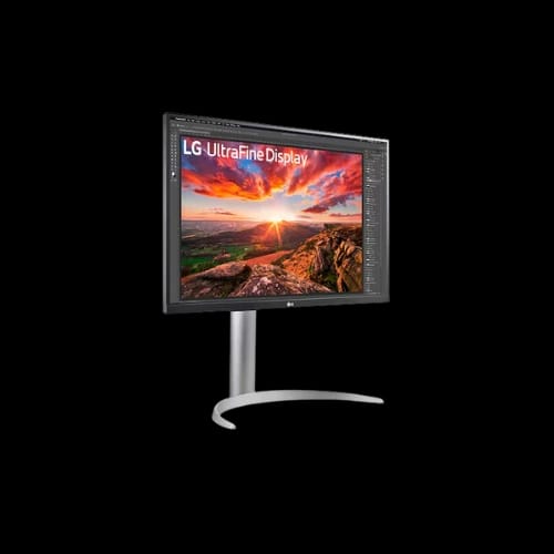 lg 27up850k w 27 inch 4k ultra hd professional monitor side view