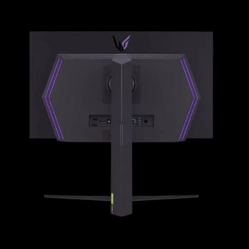 lg ultragear 27gr95qe b 27 inch oled 240hz gaming monitor back