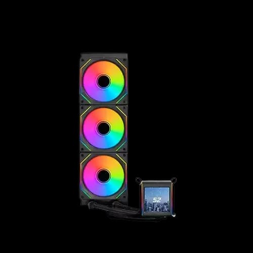 lian li galahad ii lcd sl inf 360mm argb aio liquid cpu cooler black 1