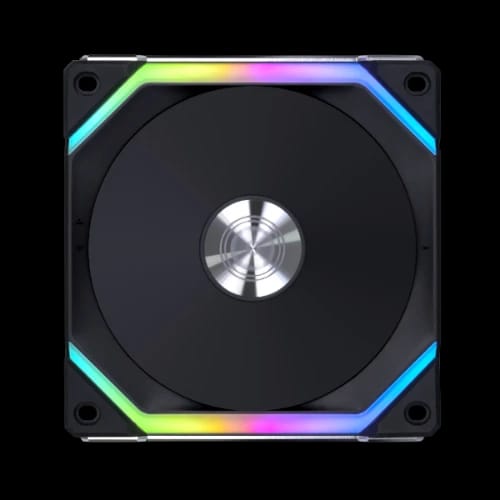 lian li uni fan sl120 v2 120mm argb triple pack case fan black 2