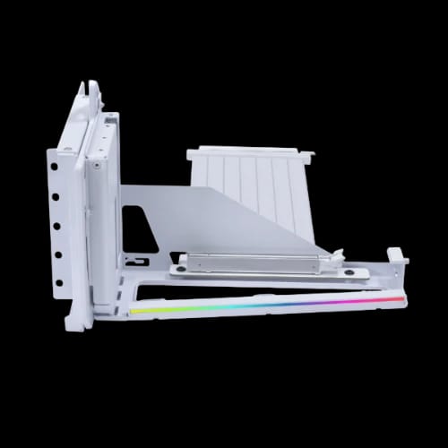 lian li vg4 5 v4x v4w universal vertical gpu kit v4 white side