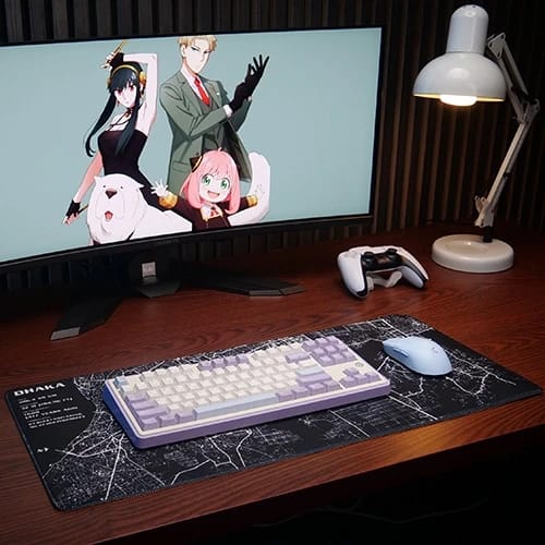 lines of dhaka gaming desk setup with map design desk mat 700 300