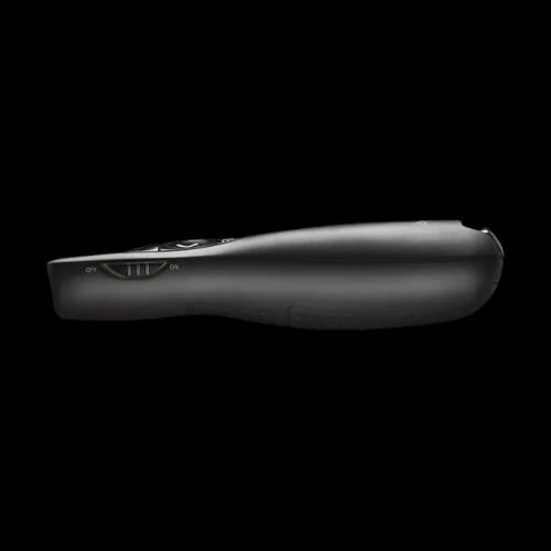 logitech r400 wireless presenter side
