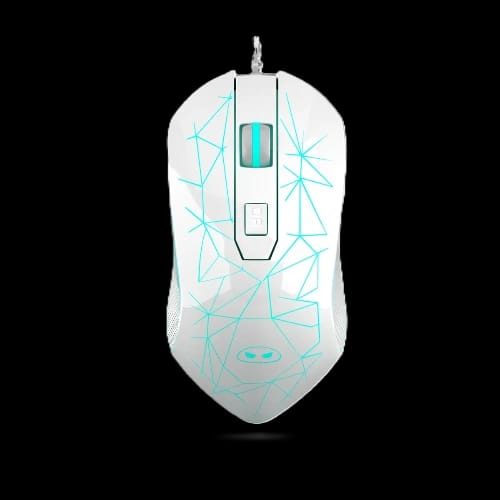 magegee g6 wired gaming mouse white