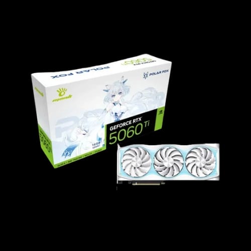 manli polar fox geforce rtx 5060 ti oc 16gb gddr7 graphics card tri fan