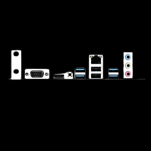 maxsun challenger b760m n d5 intel motherboard ports