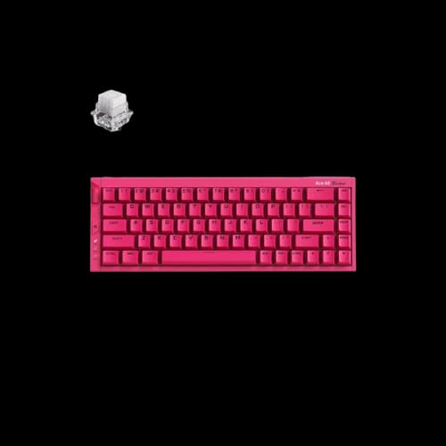 mchose ace 68 turbo esports he keyboard berry red keycaps mount tai magnetic switch gt