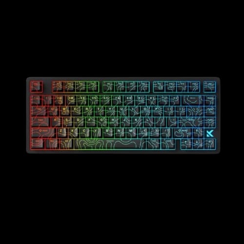 mchose jet 75 he magnetic switch gaming keyboard black starburst switch