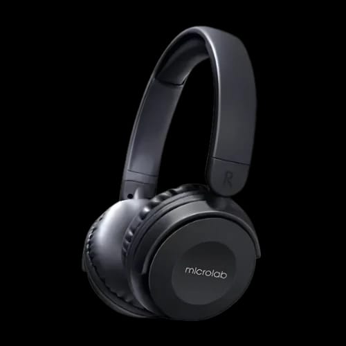 microlab hb 21 bluetooth black headphone main